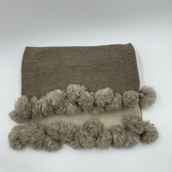 Alicia Adams Alpaca Accessories Alicia Adams Dandi Pom Pom Scarf